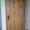 wide double boarded & insulated oak front door